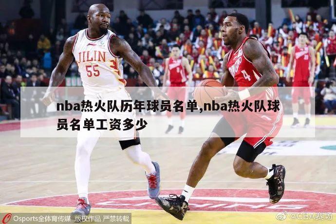 nba热火队历年球员名单,nba热火队球员名单工资多少